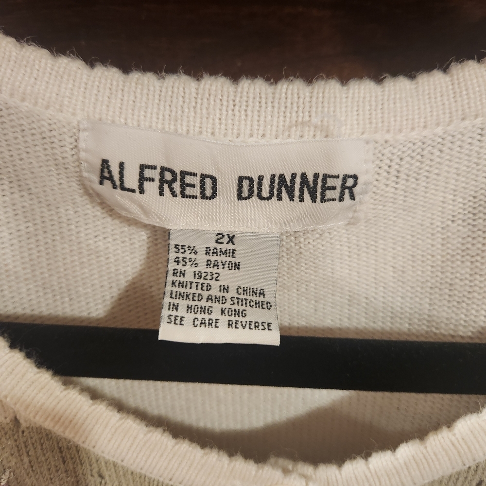 Alfred Dunner Women's Floral Striped Button Down Shirt - Pink, Blue, Green 2BB - Picture 2 of 3
